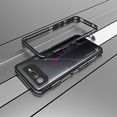 Coque Bumper Luxe Aluminum Metal Etui pour Asus ROG Phone 6 Pro Argent et Noir