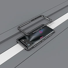 Coque Bumper Luxe Aluminum Metal Etui pour Asus ROG Phone 7 Ultimate Noir
