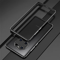 Coque Bumper Luxe Aluminum Metal Etui pour Huawei Mate 40 Pro Noir