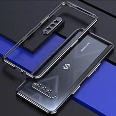 Coque Bumper Luxe Aluminum Metal Etui pour Xiaomi Black Shark 4S Pro 5G Noir