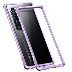 Coque Bumper Luxe Aluminum Metal Etui pour Xiaomi Mi 10 Ultra Violet