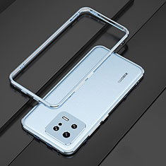 Coque Bumper Luxe Aluminum Metal Etui pour Xiaomi Mi 13 Pro 5G Bleu