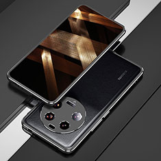 Coque Bumper Luxe Aluminum Metal Etui pour Xiaomi Mi 13 Ultra 5G Noir