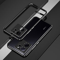 Coque Bumper Luxe Aluminum Metal Etui pour Xiaomi Mi 13T Pro 5G Noir