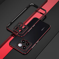 Coque Bumper Luxe Aluminum Metal Etui pour Xiaomi Mi 14 Pro 5G Rouge