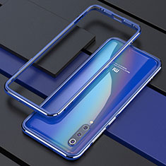 Coque Bumper Luxe Aluminum Metal Etui pour Xiaomi Mi 9 Lite Bleu