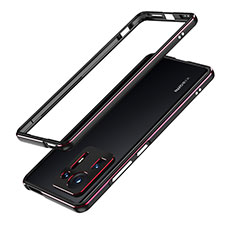 Coque Bumper Luxe Aluminum Metal Etui pour Xiaomi Mi Mix 4 5G Rouge et Noir