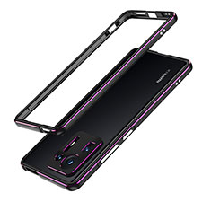 Coque Bumper Luxe Aluminum Metal Etui pour Xiaomi Mi Mix 4 5G Violet