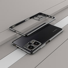 Coque Bumper Luxe Aluminum Metal Etui pour Xiaomi Poco F5 5G Noir
