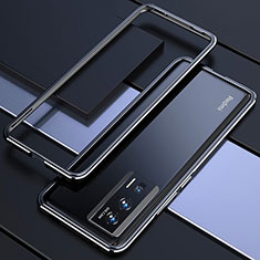 Coque Bumper Luxe Aluminum Metal Etui pour Xiaomi Poco F5 Pro 5G Noir