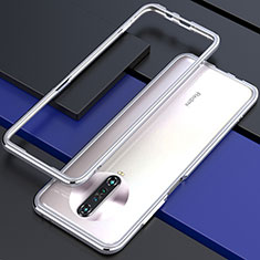 Coque Bumper Luxe Aluminum Metal Etui pour Xiaomi Redmi K30 5G Argent