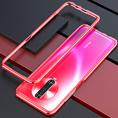 Coque Bumper Luxe Aluminum Metal Etui pour Xiaomi Redmi K30 5G Rouge