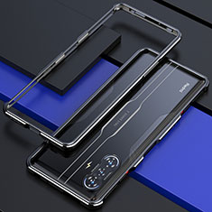 Coque Bumper Luxe Aluminum Metal Etui S02 pour Xiaomi Poco F3 GT 5G Noir