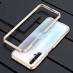 Coque Bumper Luxe Aluminum Metal Etui T01 pour Huawei Honor 20 Or