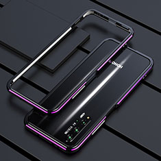 Coque Bumper Luxe Aluminum Metal Etui T01 pour Huawei Honor 20 Violet