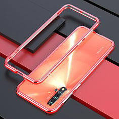 Coque Bumper Luxe Aluminum Metal Etui T01 pour Huawei Nova 5 Pro Orange