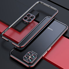 Coque Bumper Luxe Aluminum Metal Etui T01 pour Huawei Nova 8 SE 5G Rouge et Noir