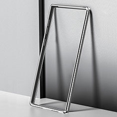 Coque Bumper Luxe Aluminum Metal Etui T01 pour Samsung Galaxy Note 10 Argent