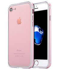 Coque Bumper Luxe Aluminum Metal pour Apple iPhone 8 Or Rose