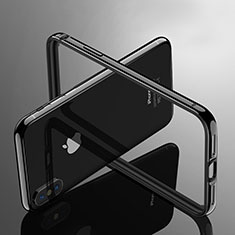 Coque Bumper Luxe Aluminum Metal pour Apple iPhone X Noir