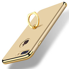 Coque Bumper Luxe Metal et Plastique Etui Housse avec Support Bague Anneau A07 pour Apple iPhone 8 Plus Or