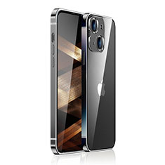 Coque Bumper Luxe Metal et Plastique Etui Housse JB1 pour Apple iPhone 15 Noir