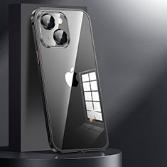 Coque Bumper Luxe Metal et Plastique Etui Housse JL1 pour Apple iPhone 13 Noir