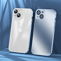 Coque Bumper Luxe Metal et Plastique Etui Housse LF1 pour Apple iPhone 13 Bleu