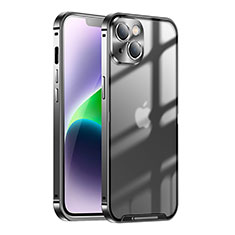 Coque Bumper Luxe Metal et Plastique Etui Housse LK1 pour Apple iPhone 14 Plus Noir