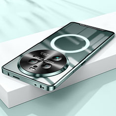 Coque Bumper Luxe Metal et Plastique Etui Housse LK1 pour Oppo Find X6 Pro 5G Vert