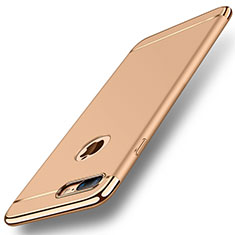 Coque Bumper Luxe Metal et Plastique Etui Housse M01 pour Apple iPhone 8 Plus Or