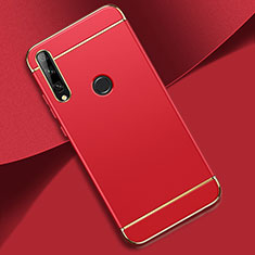 Coque Bumper Luxe Metal et Plastique Etui Housse M01 pour Huawei Enjoy 10 Plus Rouge