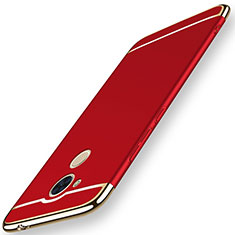 Coque Bumper Luxe Metal et Plastique Etui Housse M01 pour Huawei Honor 6C Rouge