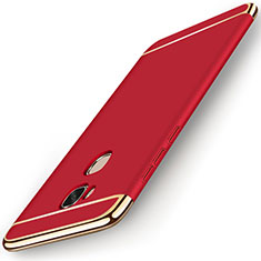 Coque Bumper Luxe Metal et Plastique Etui Housse M01 pour Huawei Honor Play 5X Rouge