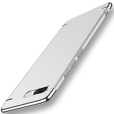 Coque Bumper Luxe Metal et Plastique Etui Housse M01 pour Huawei Honor View 10 Argent