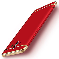 Coque Bumper Luxe Metal et Plastique Etui Housse M01 pour Huawei Mate 10 Rouge