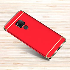 Coque Bumper Luxe Metal et Plastique Etui Housse M01 pour Huawei Mate 20 X 5G Rouge