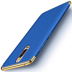 Coque Bumper Luxe Metal et Plastique Etui Housse M01 pour Huawei Mate 9 Pro Bleu