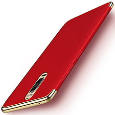 Coque Bumper Luxe Metal et Plastique Etui Housse M01 pour Huawei Mate 9 Pro Rouge