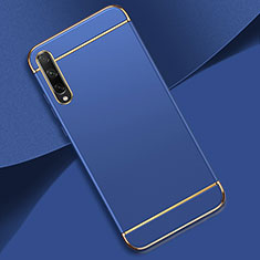 Coque Bumper Luxe Metal et Plastique Etui Housse M01 pour Huawei P smart S Bleu