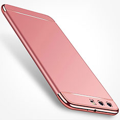 Coque Bumper Luxe Metal et Plastique Etui Housse M01 pour Huawei P10 Plus Or Rose