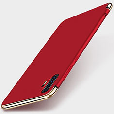 Coque Bumper Luxe Metal et Plastique Etui Housse M01 pour Huawei P30 Pro New Edition Rouge