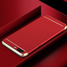Coque Bumper Luxe Metal et Plastique Etui Housse M01 pour OnePlus 5T A5010 Rouge