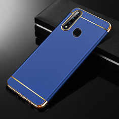 Coque Bumper Luxe Metal et Plastique Etui Housse M01 pour Oppo A8 Bleu
