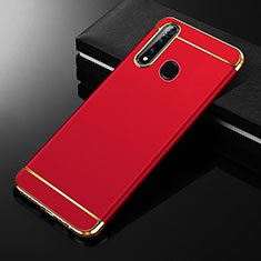 Coque Bumper Luxe Metal et Plastique Etui Housse M01 pour Oppo A8 Rouge