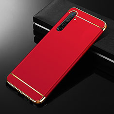 Coque Bumper Luxe Metal et Plastique Etui Housse M01 pour Realme X2 Rouge