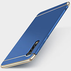 Coque Bumper Luxe Metal et Plastique Etui Housse M01 pour Xiaomi Mi 9 Lite Bleu