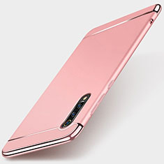 Coque Bumper Luxe Metal et Plastique Etui Housse M01 pour Xiaomi Mi 9 Lite Or Rose