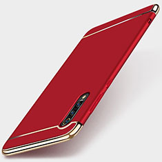 Coque Bumper Luxe Metal et Plastique Etui Housse M01 pour Xiaomi Mi 9 Lite Rouge