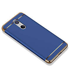 Coque Bumper Luxe Metal et Plastique Etui Housse M01 pour Xiaomi Redmi Note 4 Bleu